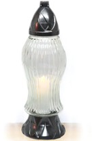 Znicz LED duży 36cm wys. - miesiąc działania świecy LED